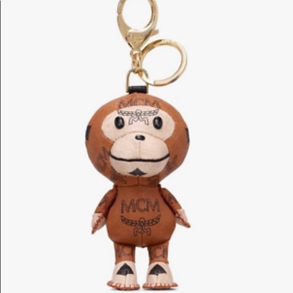 MCM x A Bathing Ape Baby Milo Charm Keychain - Picture 5 of 6